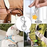 PBMLGO 6 Pcs Heavy Duty Trigger Clips 330KG Swivel Eye Bolt Snap Hook Carabiner view 5