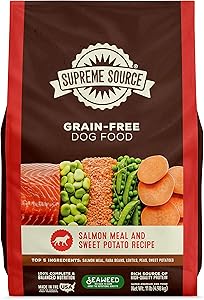 Supreme Source Premium Dry Dog Food Grain Free, USDA Organic Seaweed, Protein, Made in The USA.