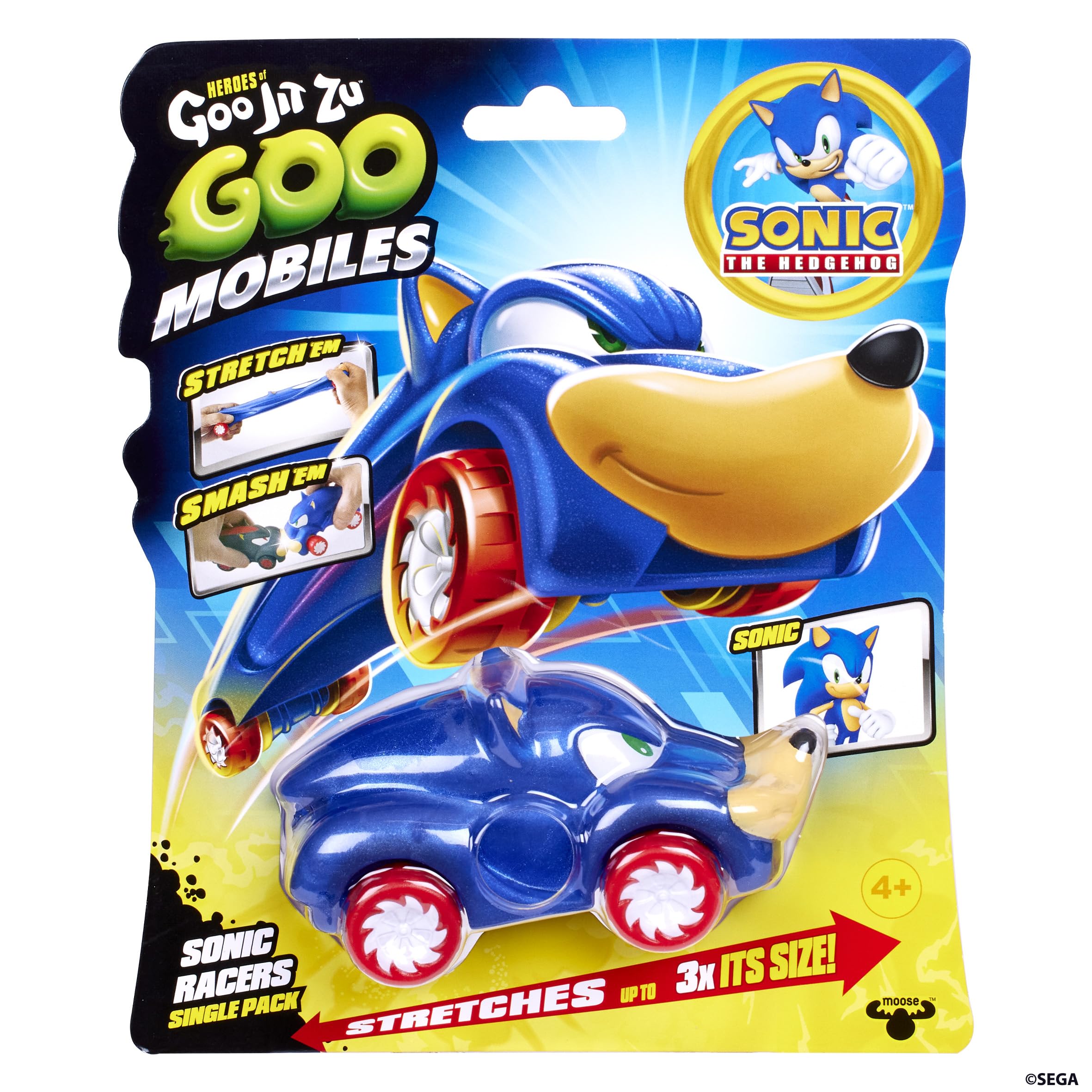 Heroes of Goo Jit Zu Goo- Mobiles Sonic the Hedgehog. Ideal present for Sonic and Goo Jit Zu fans