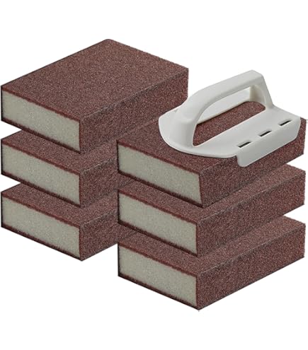 SaferCCTV 1000 Grit Nano Emery Sponges, 6 Pcs - Rust Eraser & Scouring Pads For Pots, Pans, Metal, And Surfaces