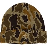 Drake Waterfowl Men's LST Acrylic Beanie - Hunting Camping Hiking Warm Soft Skull Knit Cuffed Beanie Hat, One Size Fits Most, Old School Timber
