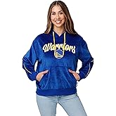 FOCO NBA womens Nba Team Logo Fashion Velour Hooded Sweatshirt
