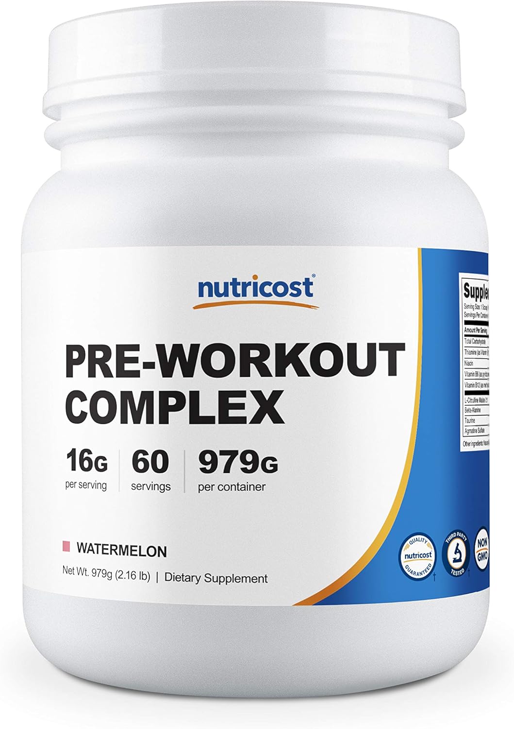 Nutricost Pre-Workout Complex 30 Servings (Peach Mango): Health & Personal Care