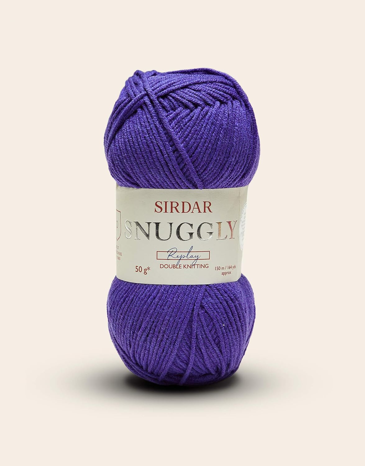 Sirdar Snuggly Replay DK Double Knitting, Quiet Violet (122), 50g, 50 g (Pack of 1)