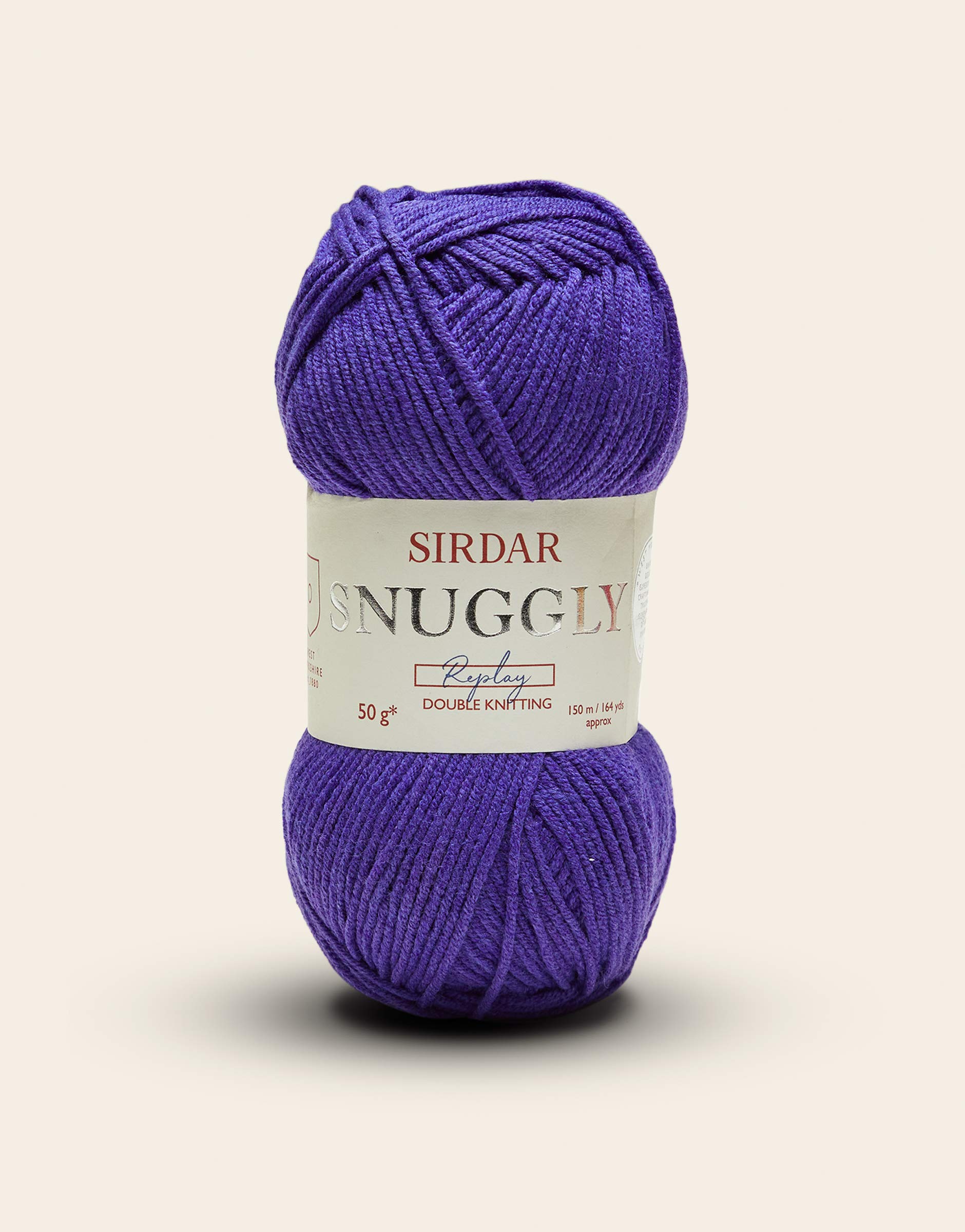 Sirdar Snuggly Replay DK Double Knitting, Quiet Violet (122), 50g
