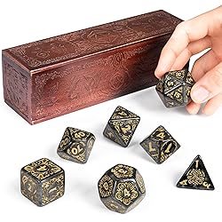 Wiz Dice Titan Dice - Polyhedral Large Dice Set for