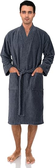 Towelselections メンズ 着物ローブ ソフトコットン 高級バスローブ ポルトガル製 パジャマ ルームウェア 通販 Amazon