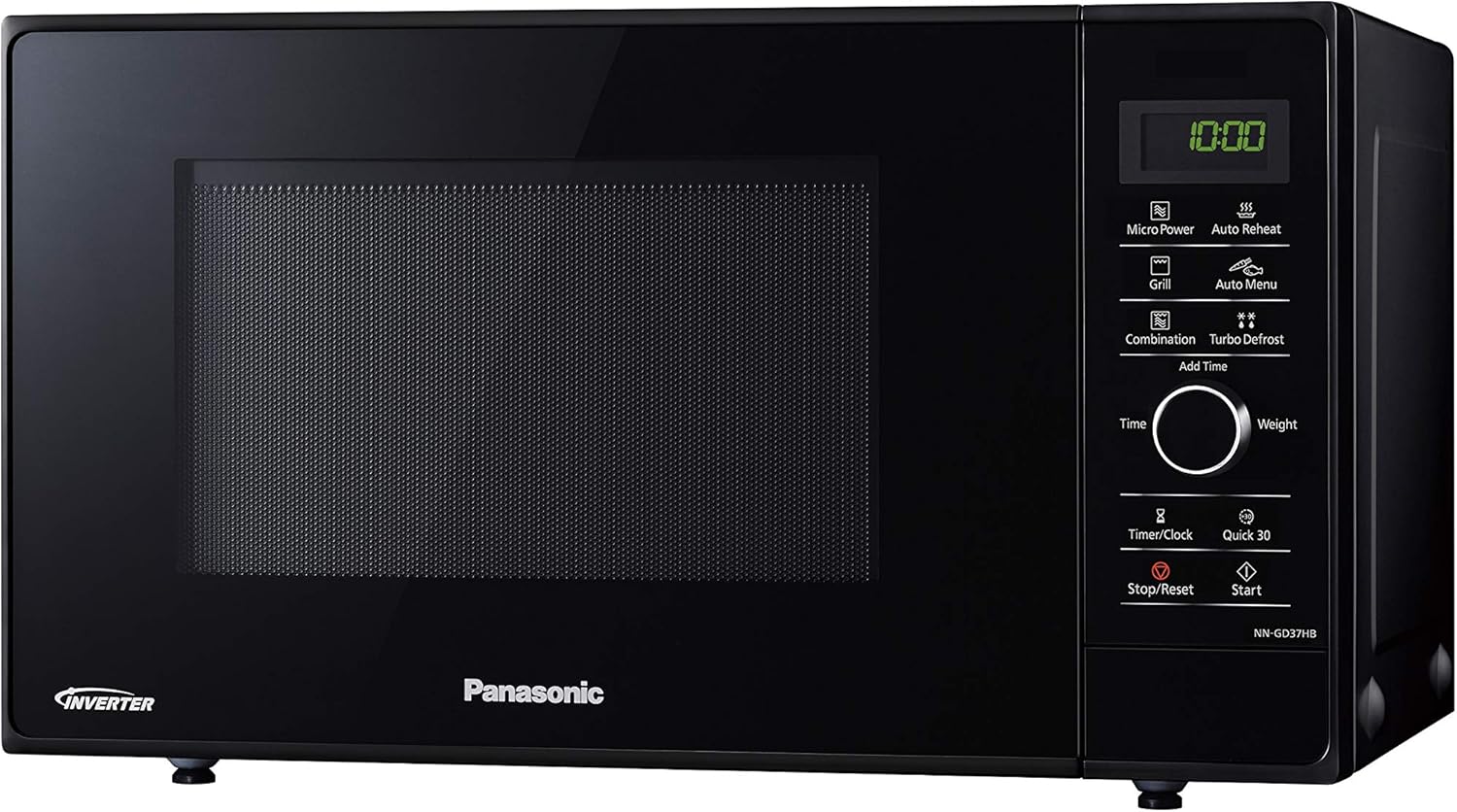 Panasonic 23 Liters Inverter Microwave with Grill, Black NNGD37H, 1 Year Warranty Buy Online