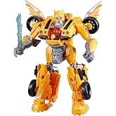 Transformers Toys Rise of the Beasts Movie, Beast-Mode Bumblebee Converting Toy with Lights and Sounds, Ages 6 and up, 10-inch
