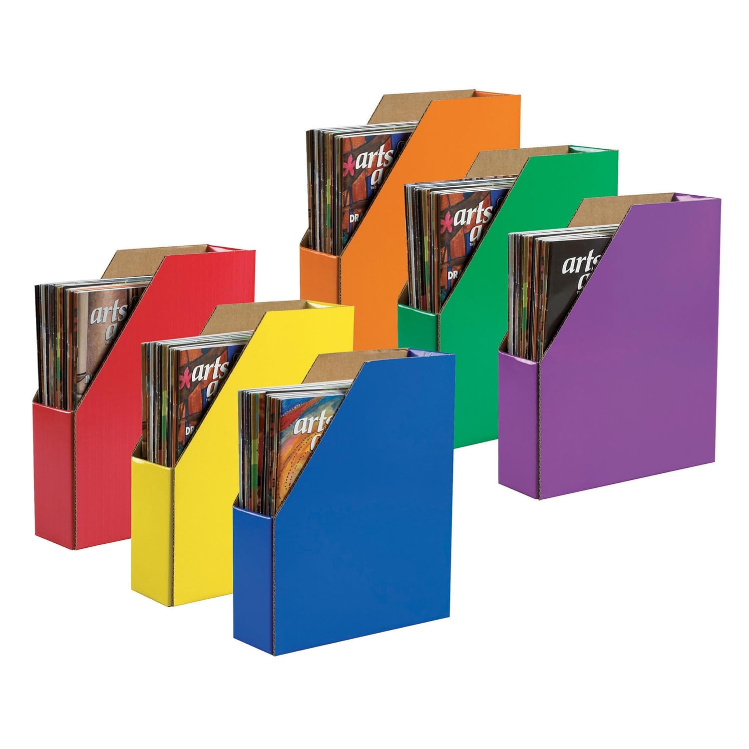 Pacon PAC1327 Classroom Keepers Magazine Holder, Assorted