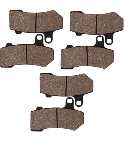 Amazon.com: POWER JAMES Sintered Metal Front Rear Brake Pads, Fits
