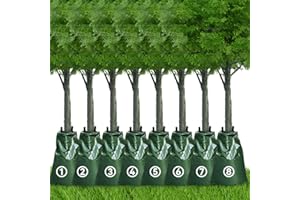 8 Pack Slow Release Tree Watering Bags - 20 Gallon Zippered Automatic Drip Irrigation Bags for New Planted and Transplanted T