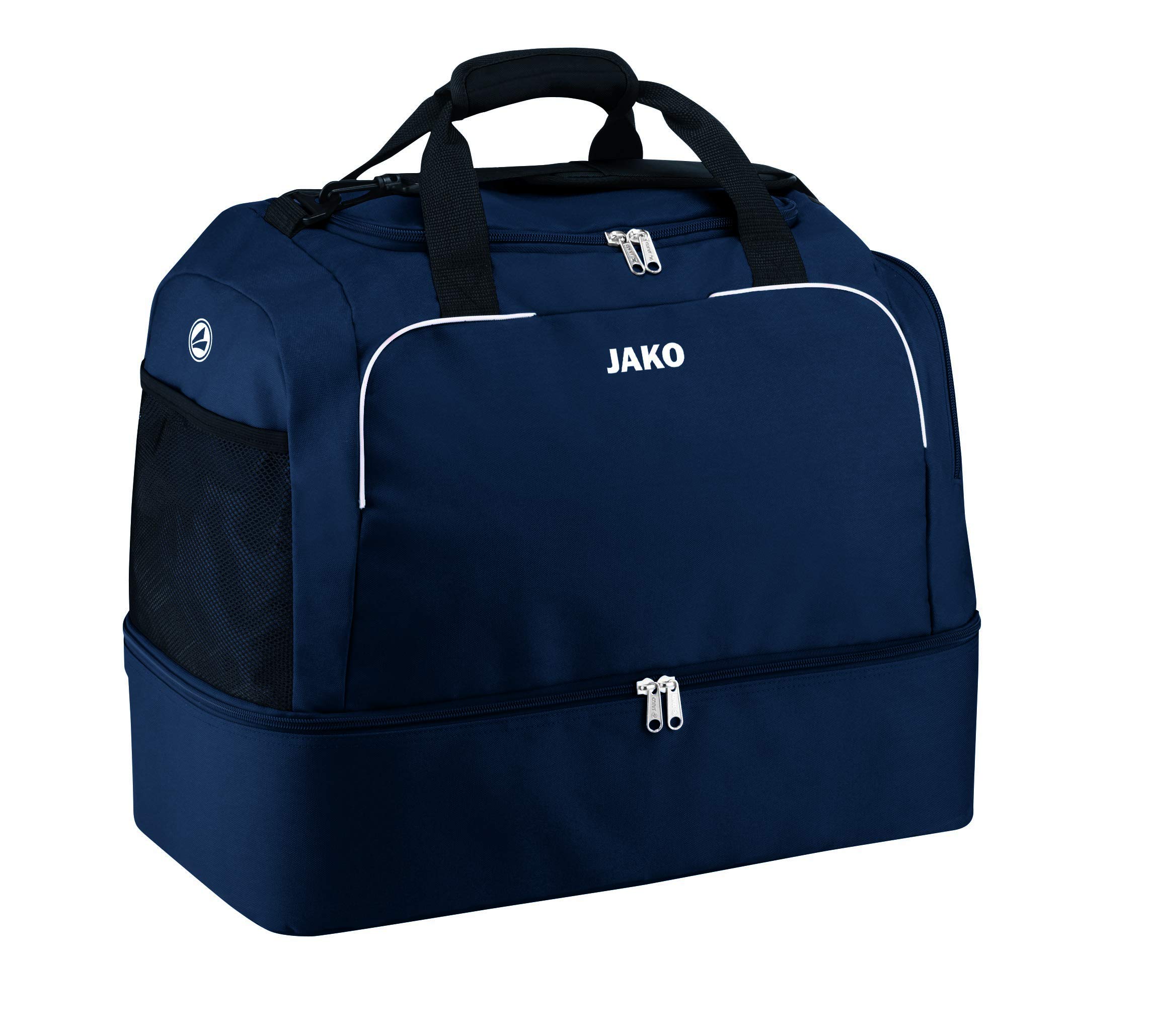 JAKO Classico Sports Bag with Bottom Compartment, 38 cm, 23 L, Navy