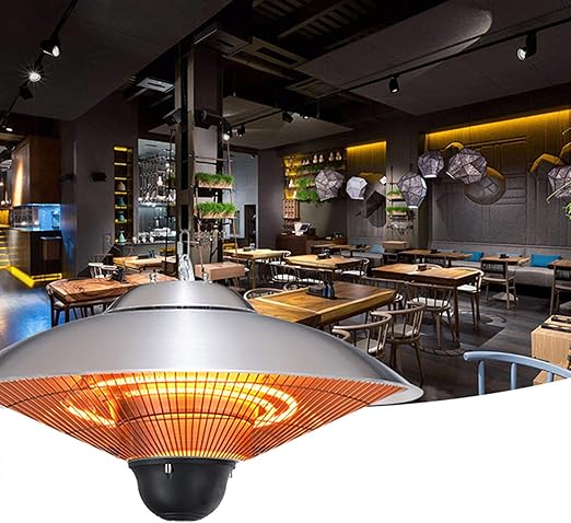 AAGYJ Calentador de Patio eléctrico Colgante de 2 Piezas, Calentador de