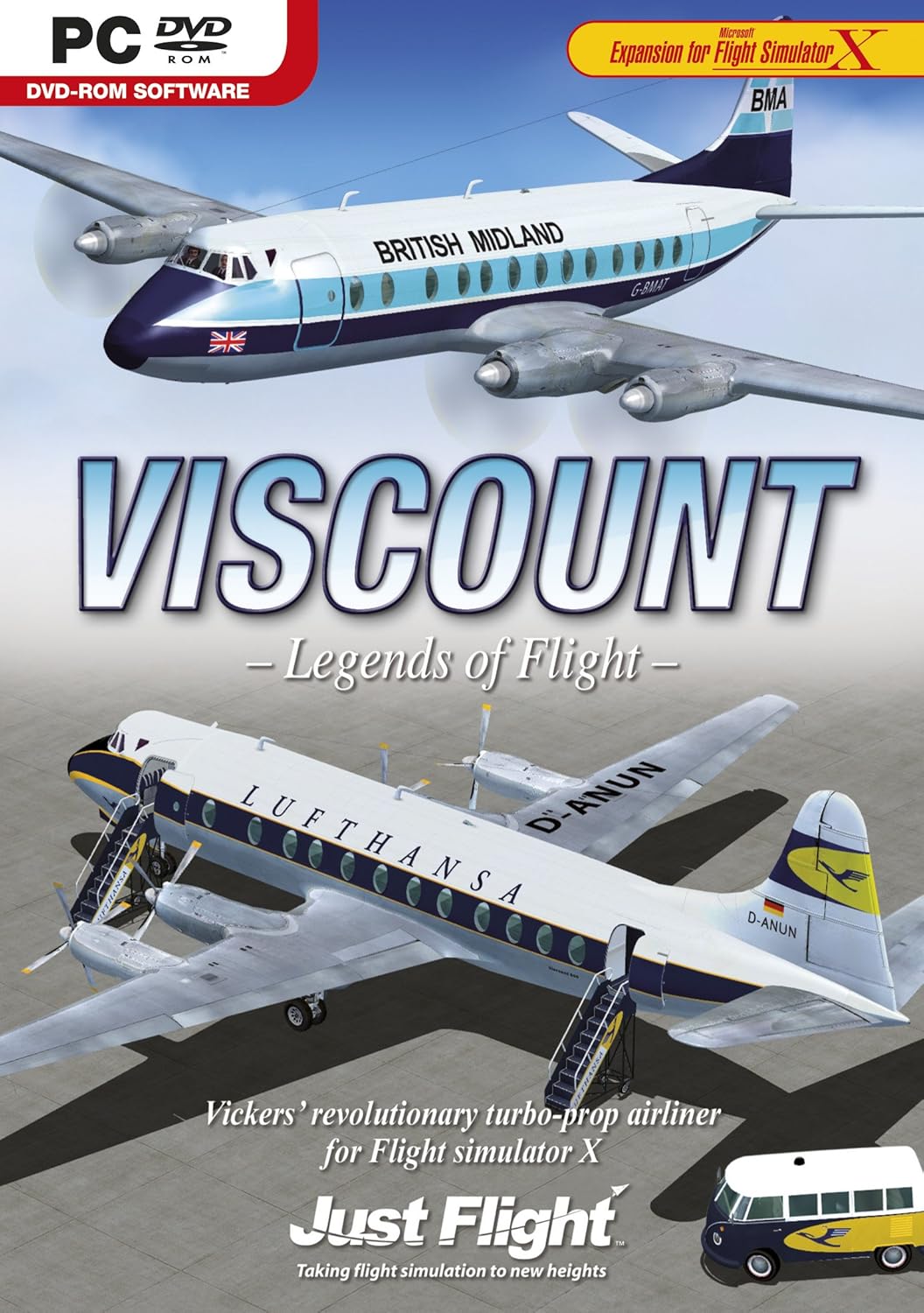 Amazon Com Viscount Professional For Flight Simulator X Pc Dvd Game Uk Computers Accessories