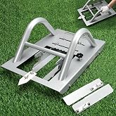 TOPOWN Artificial Turf Cutter, Artificial Grass Line Cutter | Artificial Grass Installation Tool, Dual-Mode Artificial Turf Line Cutter, Double Turf Cutter, Heavy-Duty Grass Cutter Tool