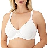 Bali Women's Lace Underwire Bra, Breathe Cotton Modal Lace Bras for Women, Full Coverage, Breathable, Convertible