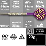 Target Darts Luke Littler Gen 1 Prodigy 23G Steel Tip Darts Swiss Points view 3