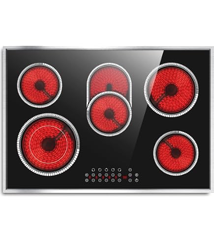 Amazon.com: Karinear Electric Cooktop 30 Inch, 5 Burner Stovetop
