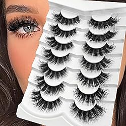 NINGLASH Lashes Strips Cat Eye Fluffy False