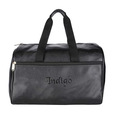 faux leather duffle