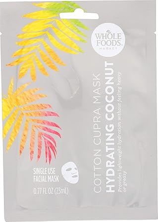 Amazon Com Whole Foods Market Cotton Cupra Facial Mask Hydrating