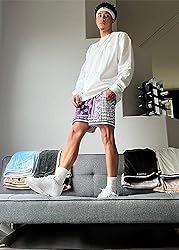 DIOTSR Mens Mesh Paisley Shorts, Casual Retro