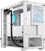 Fractal Design Pop Mini Air RGB White Core Tempered Glass Front mATX Case view 8