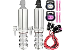 MecXora 12655421 12655420 Intake & Exhaust Camshaft Position Actuator Solenoid Valve Kit Compatible with GMC Terrain, Saturn 