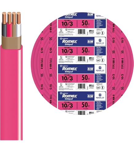 Southwire 63946926 Romex SIMpull NM-B Cable, Blue Jacket, Copper