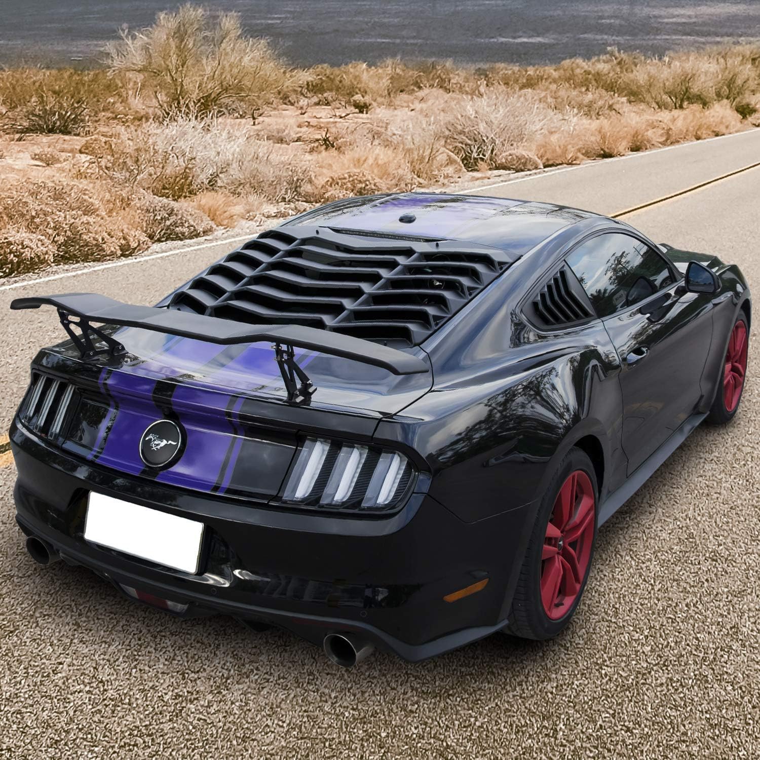 2007 Ford Mustang Rear Window Louvers