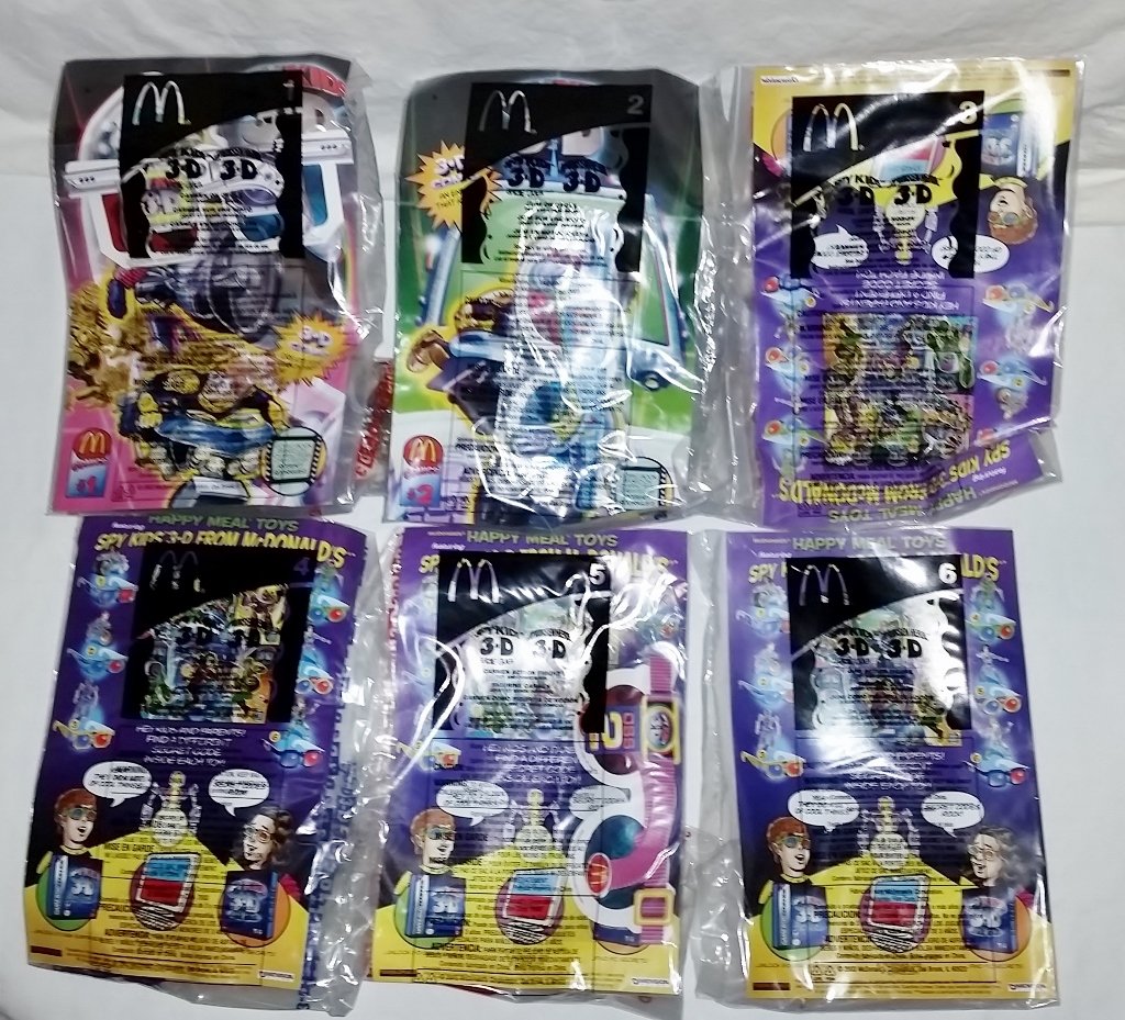 spy kids mcdonalds toys