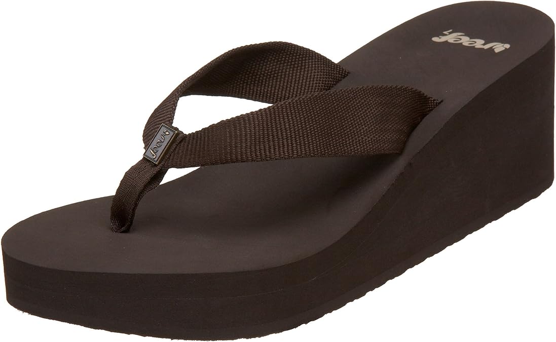 Amazon.com | Reef womens Sophie wedges sandals, Brown, 9 US | Platforms & Wedges
