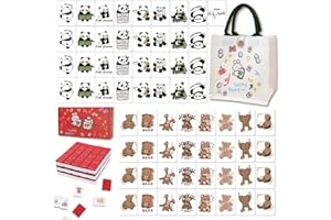 Gueiddi Mahjong Block Set, 65 pcs vita Game Set with Handbag, Portable Travel Mahjong Set for Spring Picnic, Party Gift, Seas