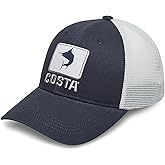 Costa Del Mar Marlin Waves Trucker Hat Navy