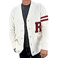 Hip Hop 50's Shop - Mens 1950s Letterman Cardigan Sweater