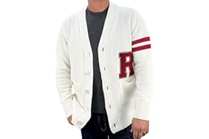 Hip Hop 50's Shop - Mens 1950s Letterman Cardigan Sweater