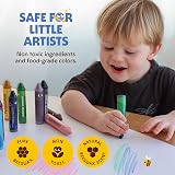 Honeysticks Super Jumbo Crayons 12 Pack Non Toxic Beeswax Large 100mm view 4