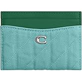 COACH Essential Card Case With Quilting Ivory One Size
