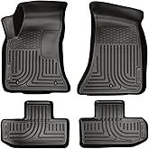 Husky Liners Weatherbeater Floor Mats | Fits 2011-2015 Dodge Challenger | Front & 2nd Row, 4-pc Black - 98071