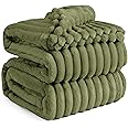 Bedsure Cypress Fleece King Blanket for Couch - GentleSoft Cozy Soft Blankets for Women, Cute Small Throws for Girls, 108x90 Inches