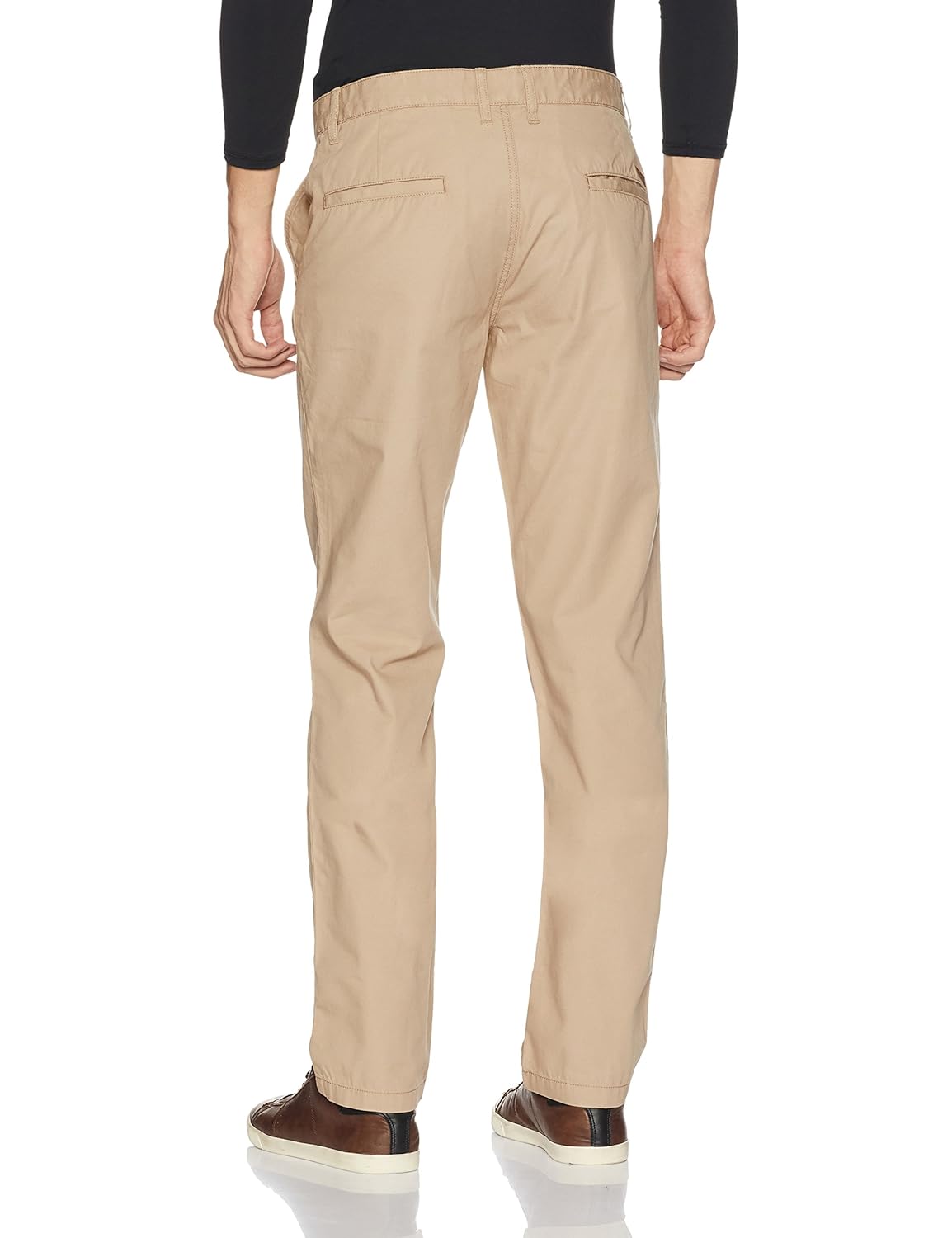 john players men's relaxed fit cotton casual trousers