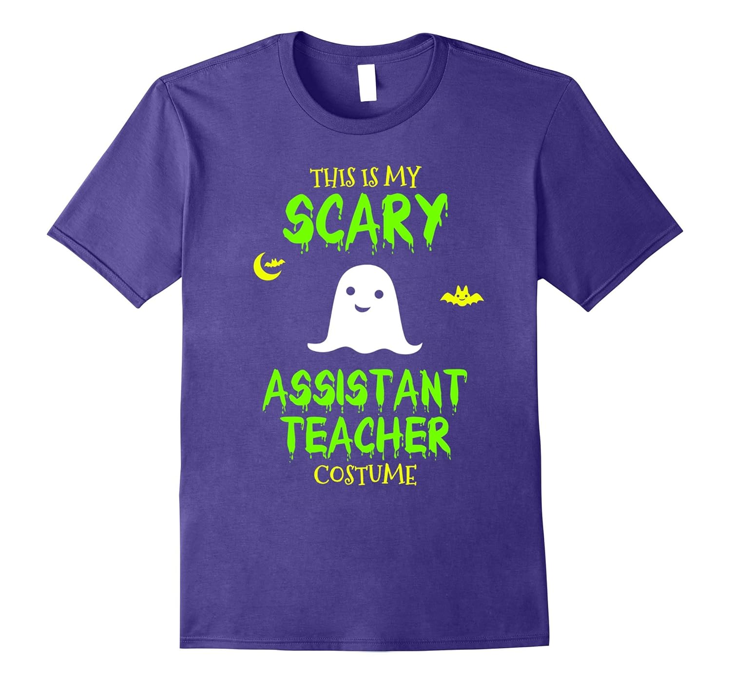 Scary Assistant Teacher Costume Halloween T-Shirt-ANZ