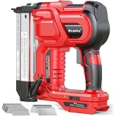 Ecarke 2" Electric Nail Gun Compatible with Milwaukee 18V Battery(Tool only),2 in 1 Cordless Brad Nailer Stapler with 1000 Nails,18 Gauge Nail Gun Battery Powered,2 Firing Modes for Trim Wood DIY