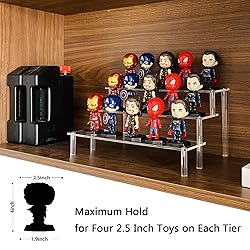Acrylic Riser Clear Display Stand Cologne Organizer