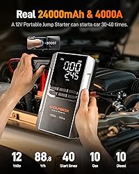 WOLFBOX 4000A Jump Starter with 160PSI Air
