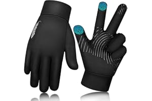 OOPOR Winter Warm Kids Cycling Gloves - Cold Weather Touchscreen Glove for Childrens Grip Anti-Slip Riding Bike and Football Outdoor Ski Sports Gloves for Boys Girls 4-12 Year Old
