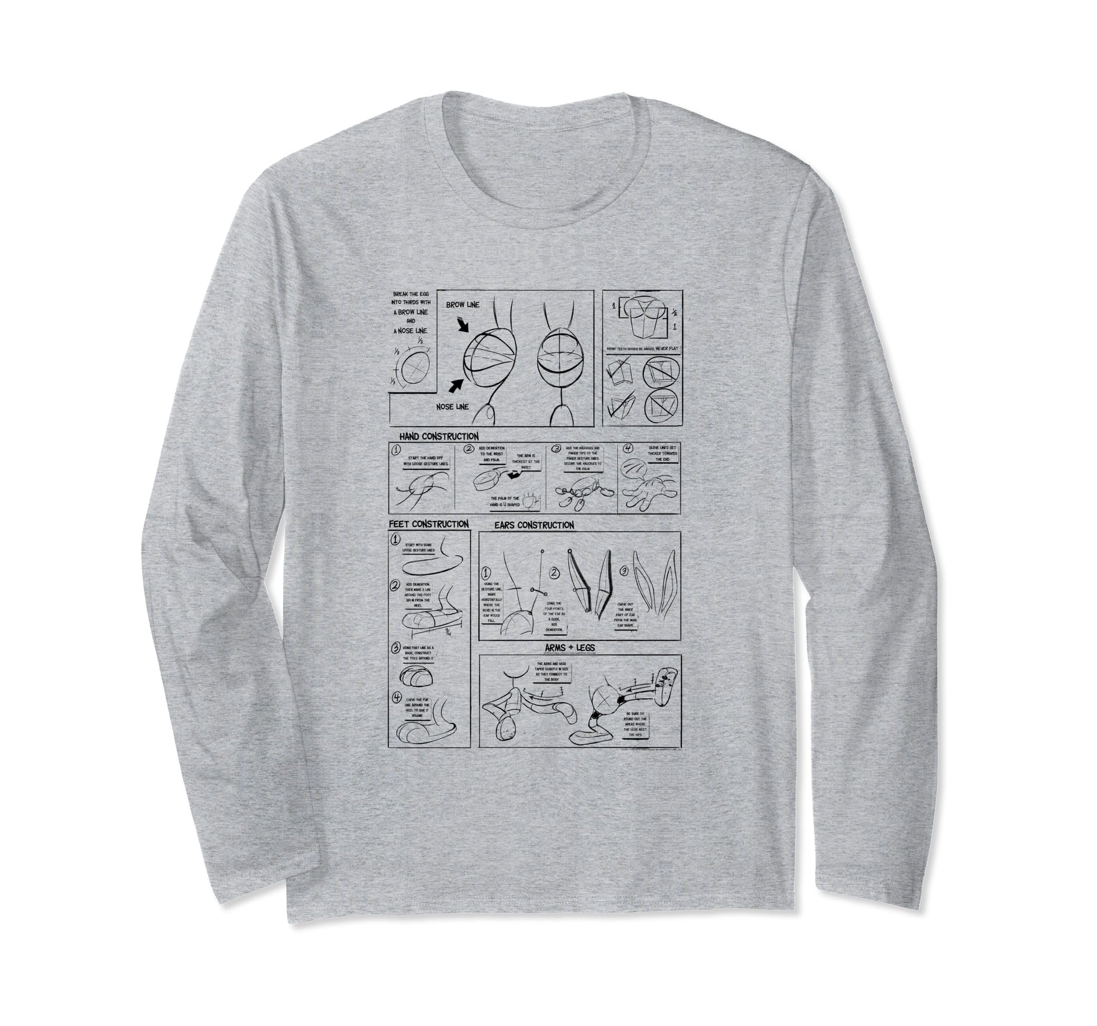 Looney Tunes Bugs Bunny Construction Long Sleeve T-Shirt