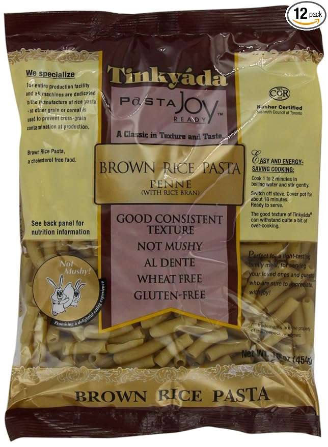 Amazon Com Tinkyada Brown Rice Pasta Penne 16 Ounce Pack Of