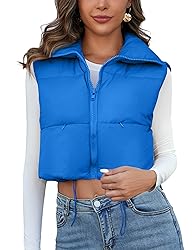 Kissonic Women's Padded Down Vest Puffer Stand